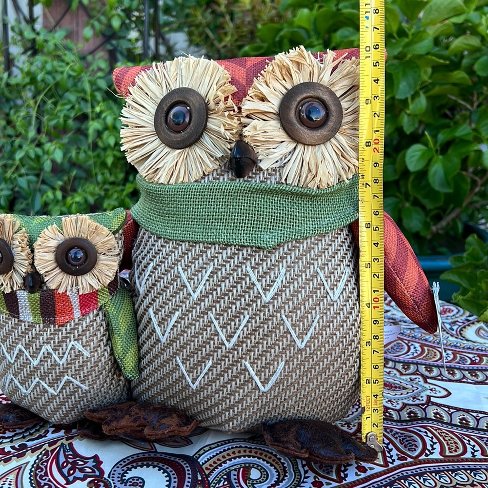 🍁 New Owl Family Fall Accent / Door Stopper 🍁 - Picture 12 of 17